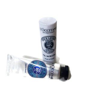 L'Occitane 20% Shea Butter Hand Cream +10% Shea Butter Lip Balm Size 10ML/0.15OZ